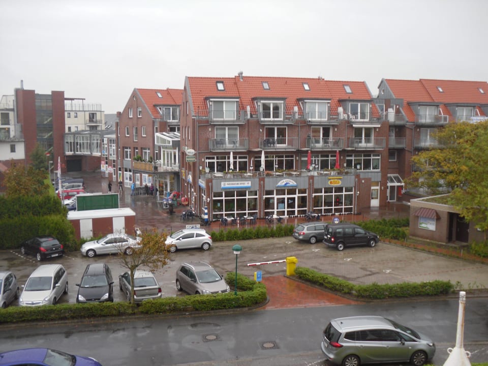 Blick vom Balkon Aquantis Bensersiel