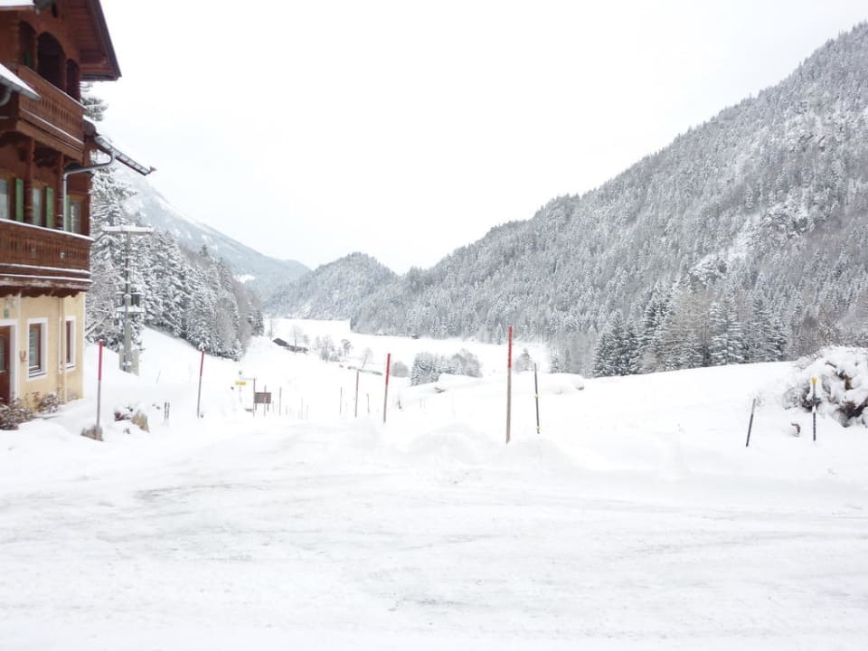 Blick aus dem Zimmer Pension Maier Schiestlhof