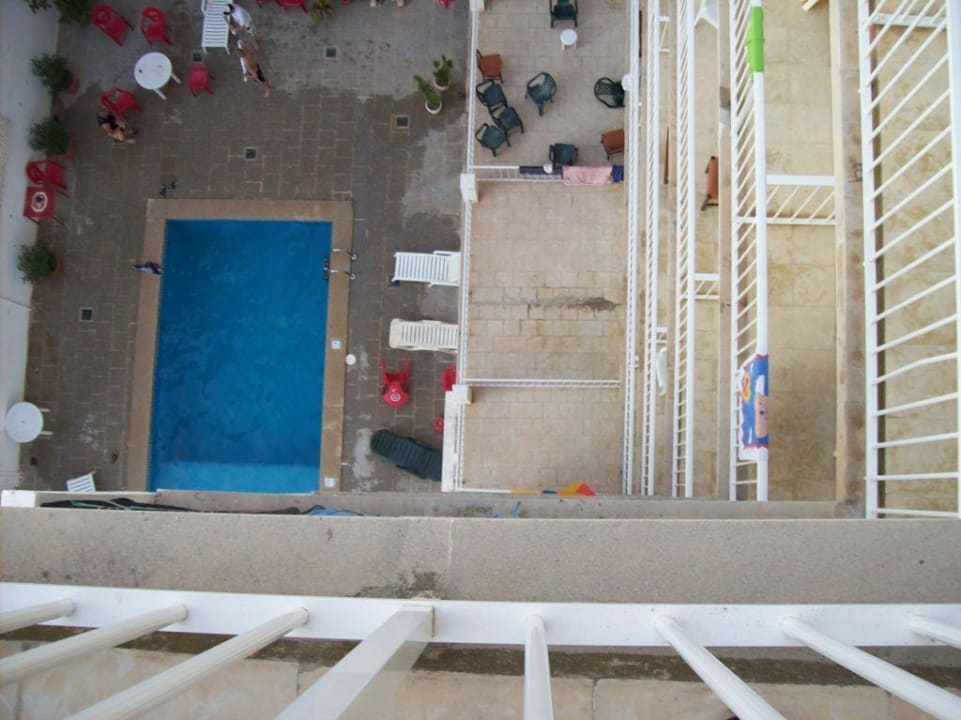 Hotelpool von Oben Hotel Gracia