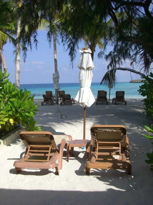 Ausblick von Zimmer 110 Centara Ras Fushi Resort & Spa Maldives