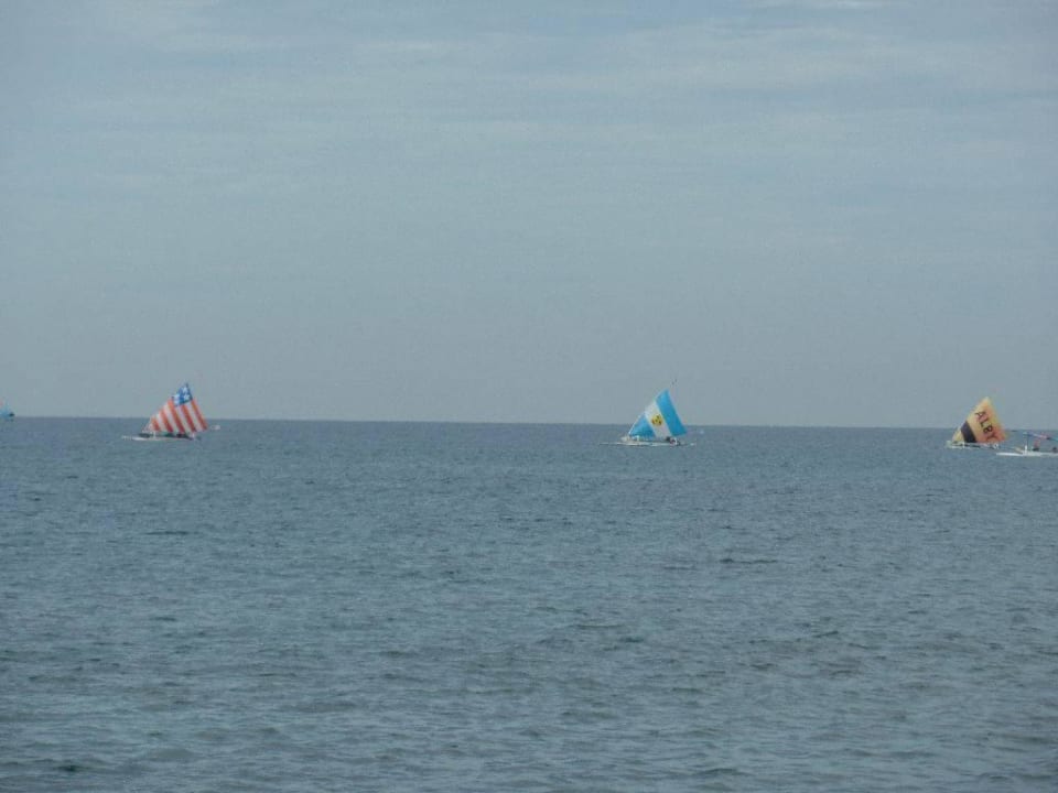 Die Fischer kehren morgens zurück Hotel Sheraton Senggigi Lombok Beach Resort