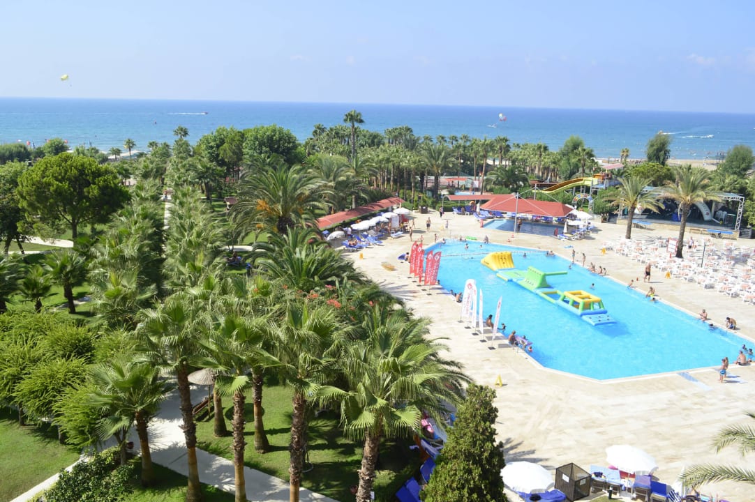 Ausblick vom Balkon Hotel Miramare Beach