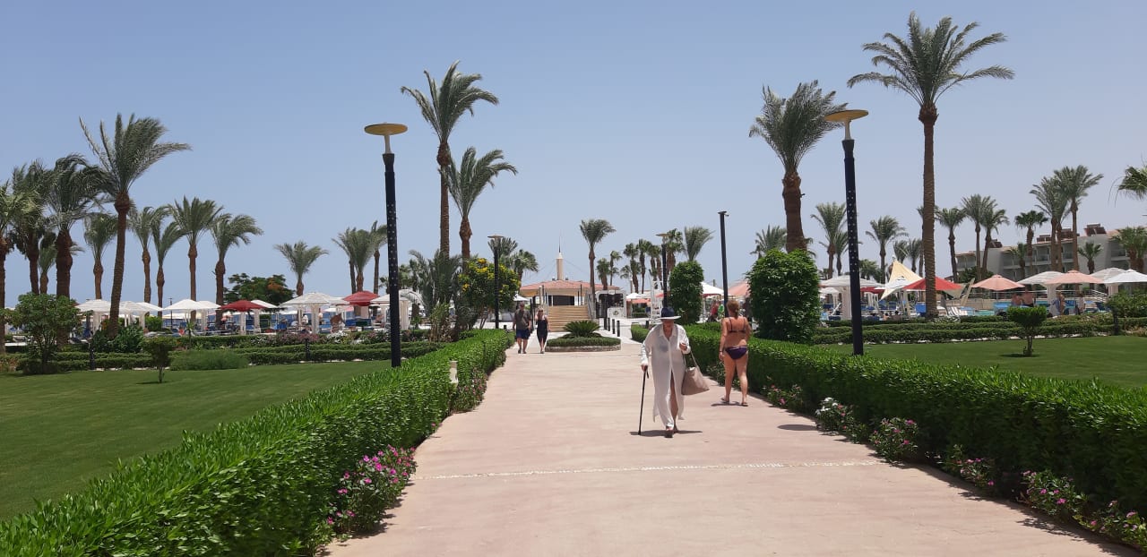 Gartenanlage Amarina Abu Soma Resort & Aquapark