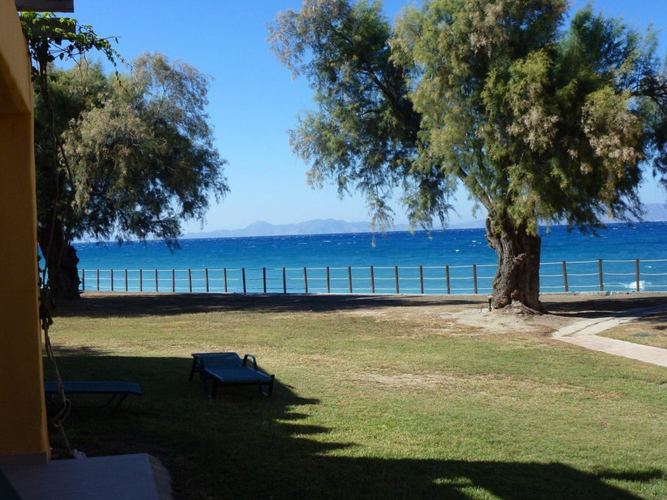 Blick von der Terrasse Hotel Miramare Park