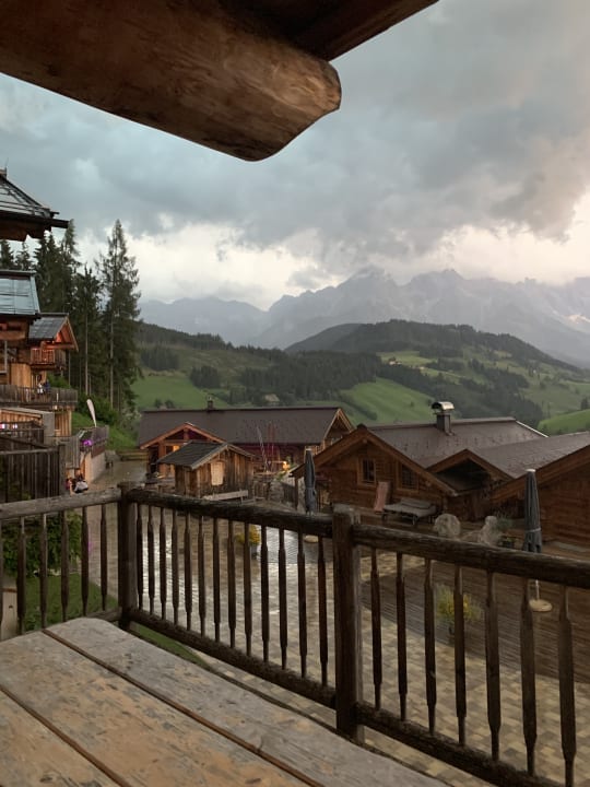 Ausblick Hüttendorf Maria Alm