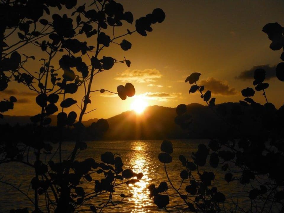 Sundown über Caba Cabron Wyndham Alltra Samana