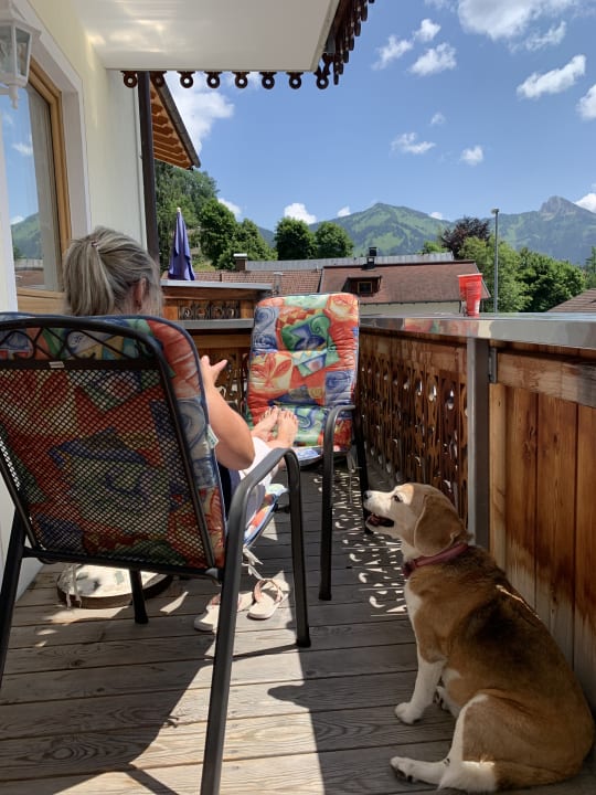 Ausblick Romantikferienhaus am Brändle