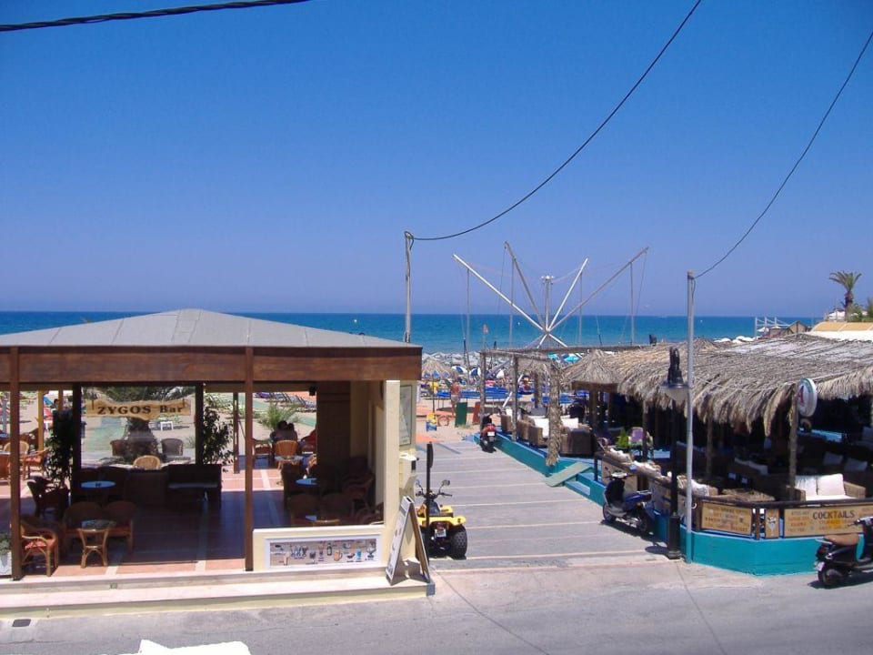 Blick von der Hotelterrasse Hotel Smaragdine Beach