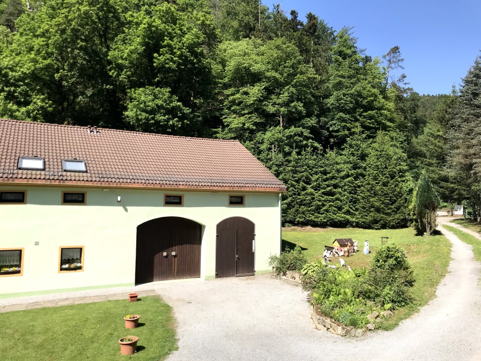 Außenansicht Pension Mittelndorfer Mühle