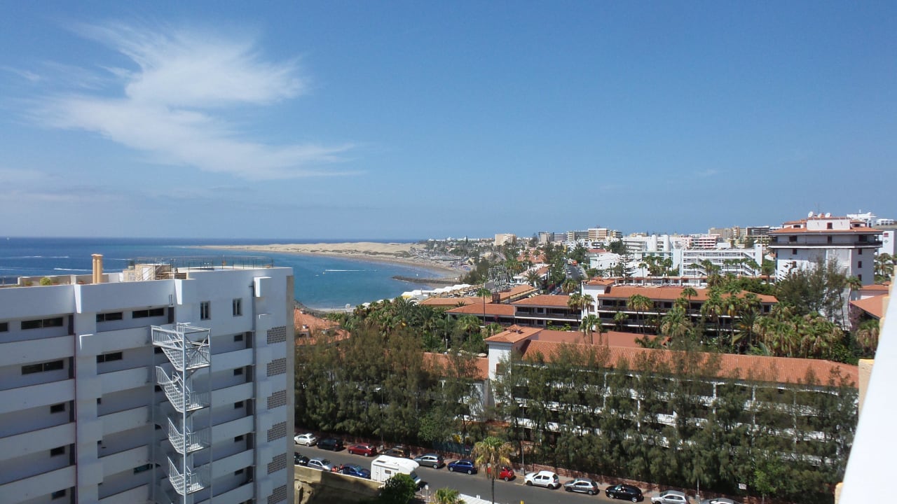 Ausblick von der Dachterrasse allsun Hotel Lucana