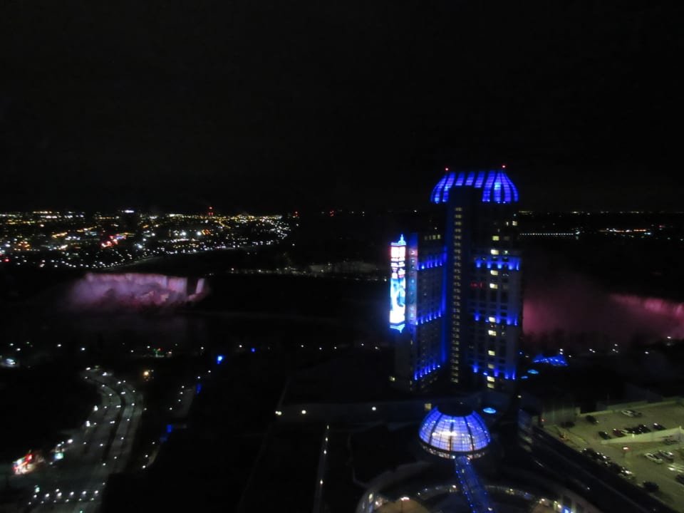 Blick aus dem Fenster meiner Suite. Hilton Niagara Falls / Fallsview Hotel & Suites