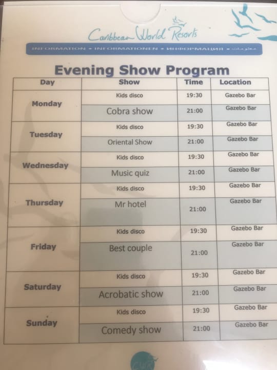 Animation Sentido Caribbean World Soma Bay