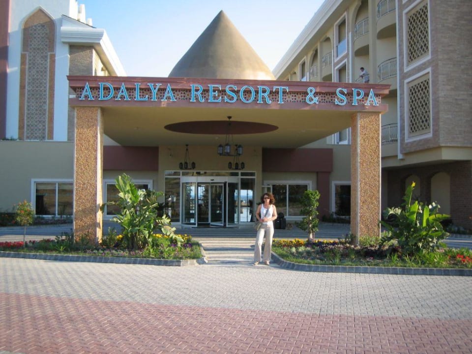 Hoteleingang Adalya Resort & Spa - Adults Only