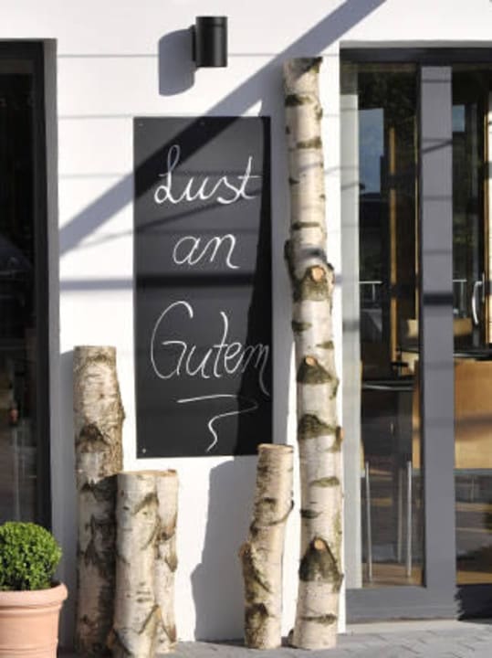 Frühstücksraum von aussen Hotel freiSicht