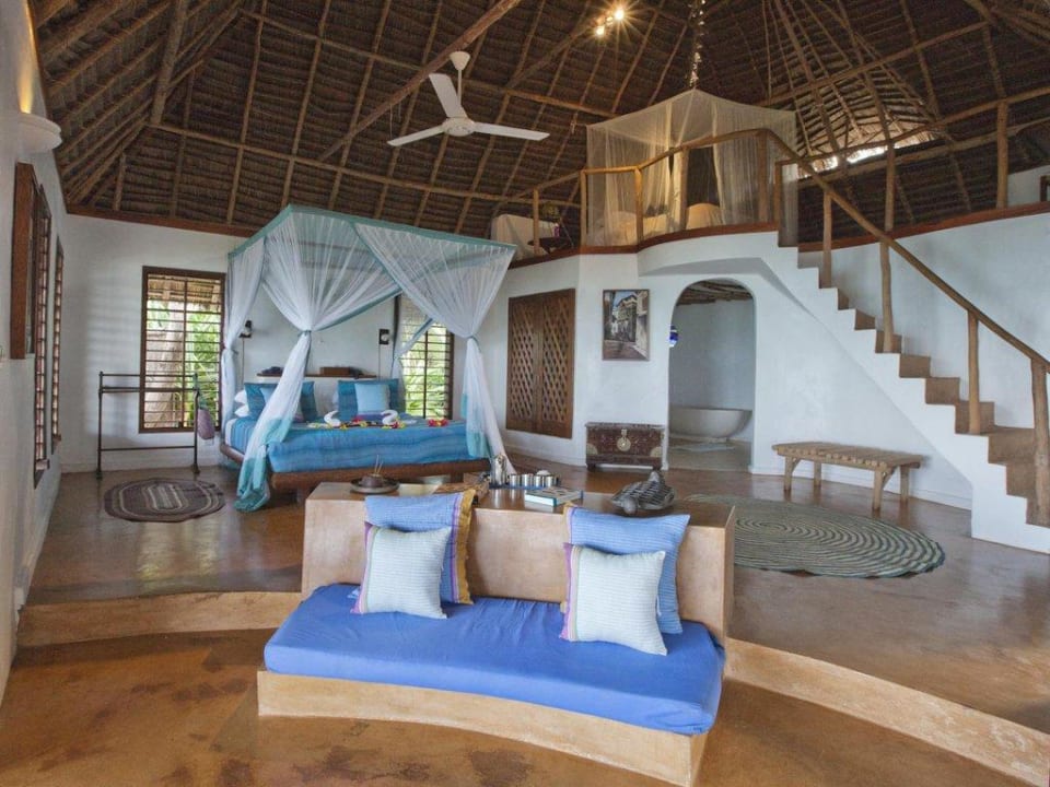 Bungalow - Innenaufnahme Matemwe Lodge