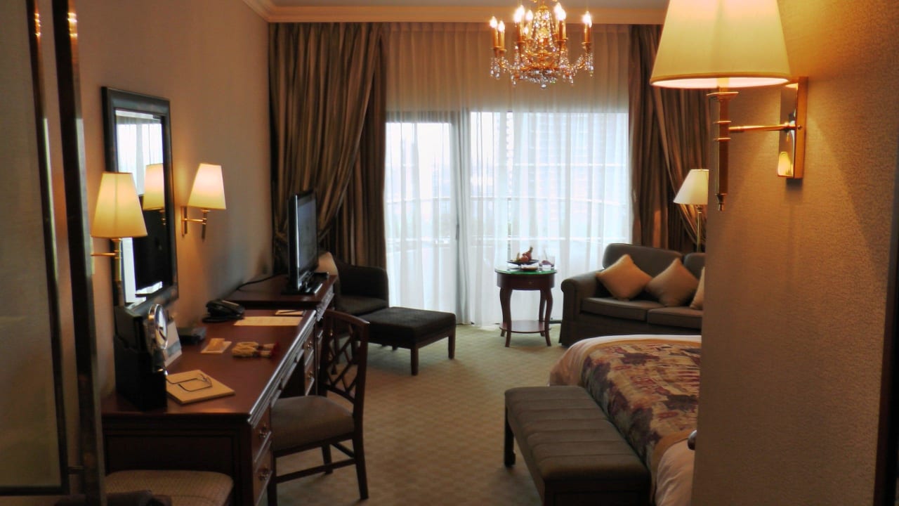 Blick vom Eingang ins Zimmer Shangri-La Hotel, Bangkok