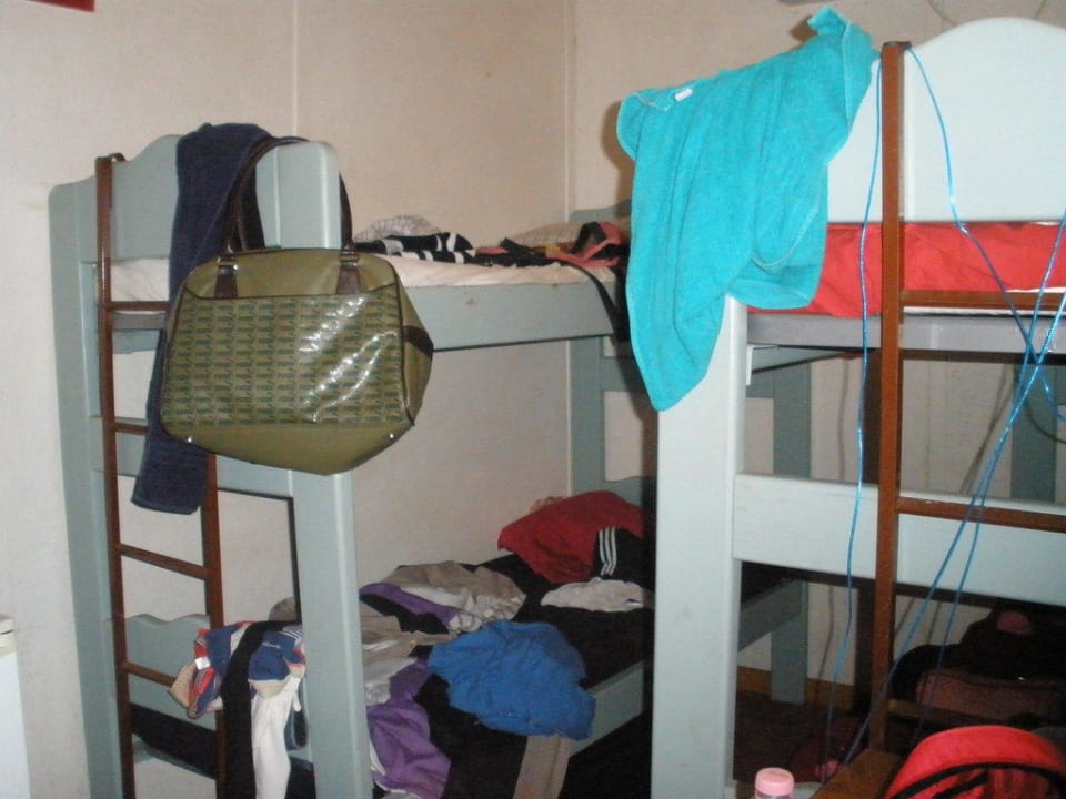 Unser Zimmer in einem Bungalow Camping & Bungalows Internazionale di Castelfusano