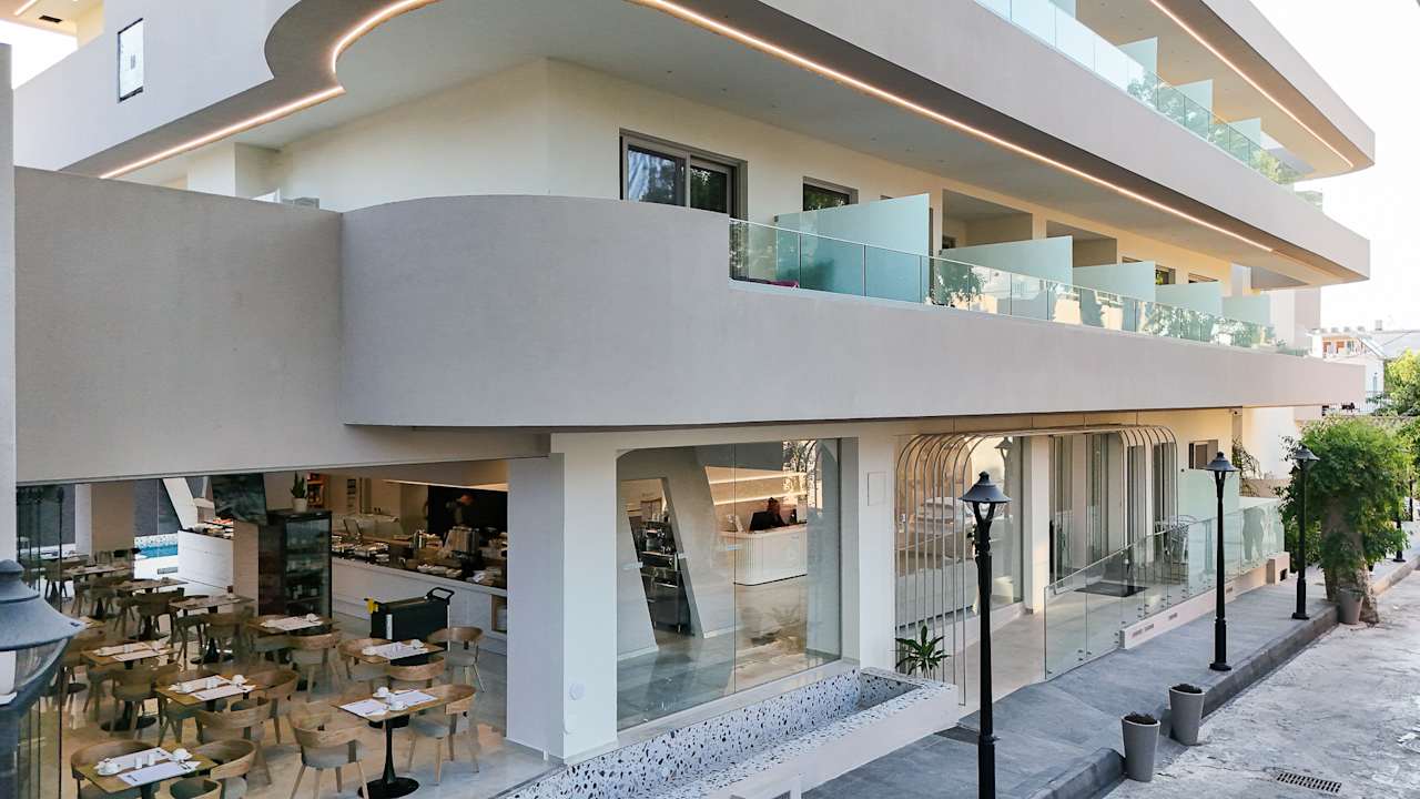 Außenansicht Zorbas Lifestyle Hotel