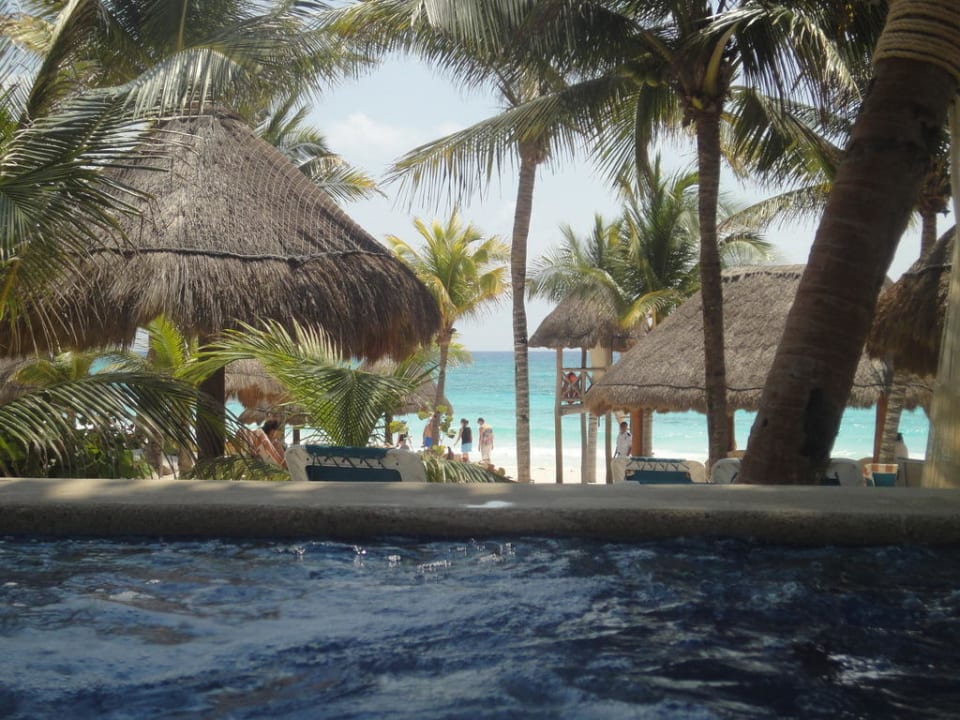 Blubberpool mit Meersicht Catalonia Royal Tulum Beach & Spa Resort - Adults only