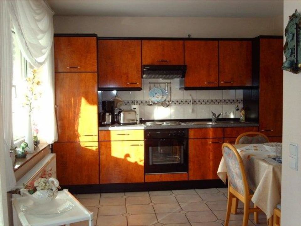 Küche Ferienwohnung Bruni Ferienhaus Nehring
