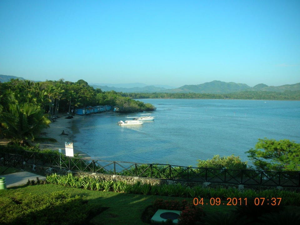 Ausblick vom Zimmer auf die kleine Bucht Senator Puerto Plata Hotel