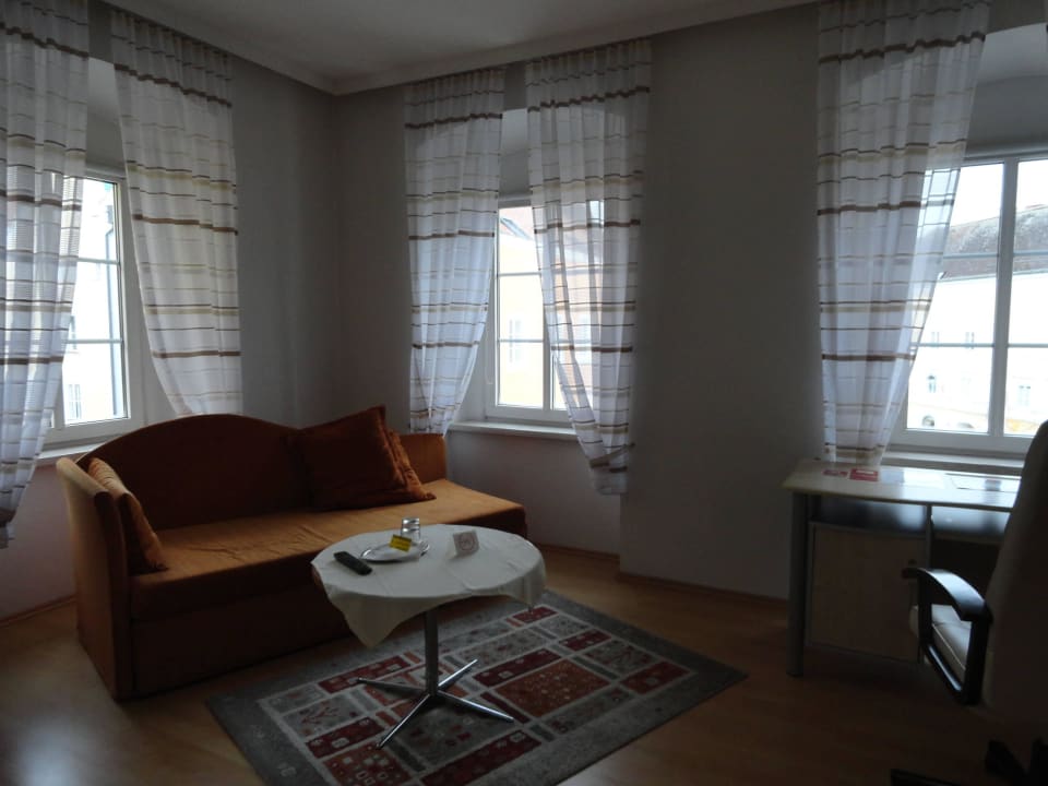 Unser Doppelzimmer im Nebengebäude Hotel Schärdinger Hof