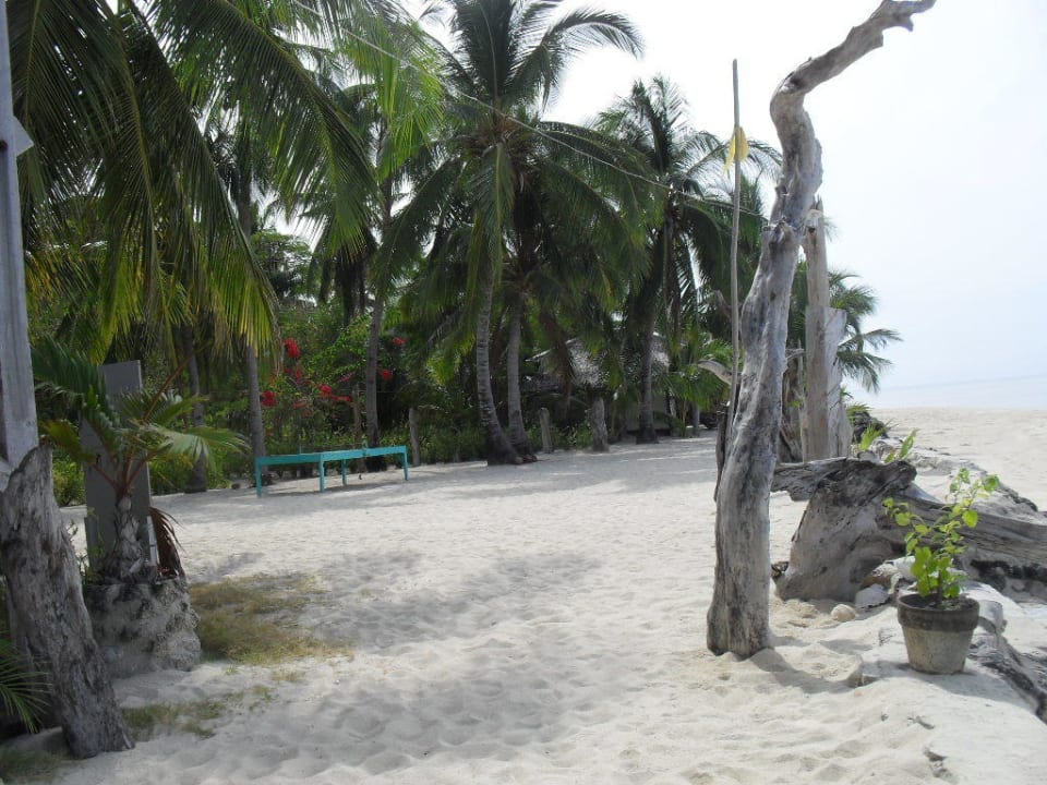 Hier kommen die Gäste an! Coco Loco Island Resort