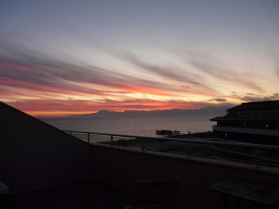 Wieder eine andere Abendstimmung immer schön Voyage Belek Golf & Spa