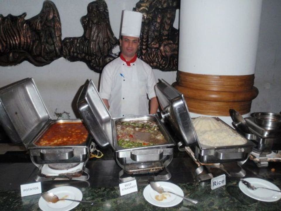 Ein Teil des Buffets Hotel Royal Zaafarana Beach Resort