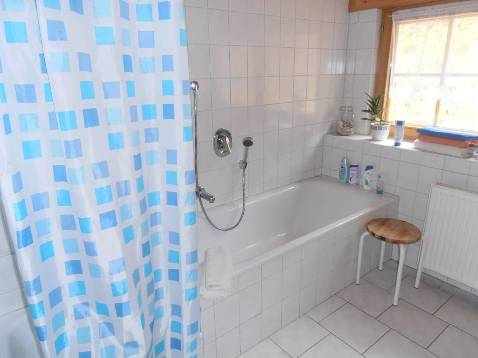 Badewanne und Dusche Ferienwohnungen Milchmattenhof
