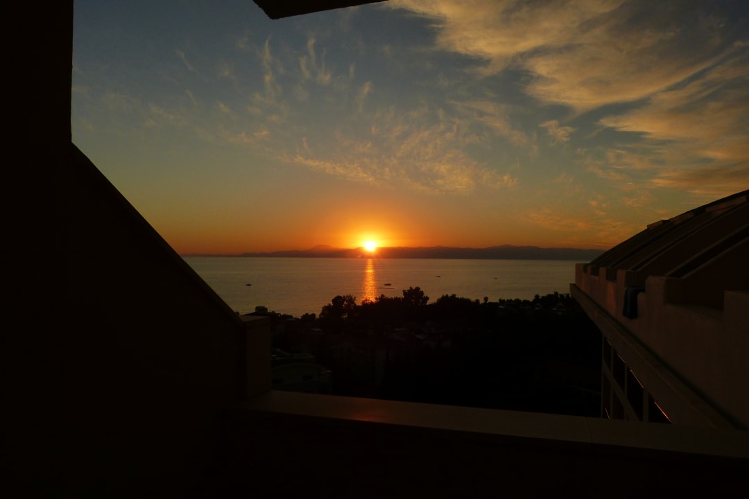 Herrliche Sonnenuntergänge vom Balkon Horus Paradise Luxury Resort & Club