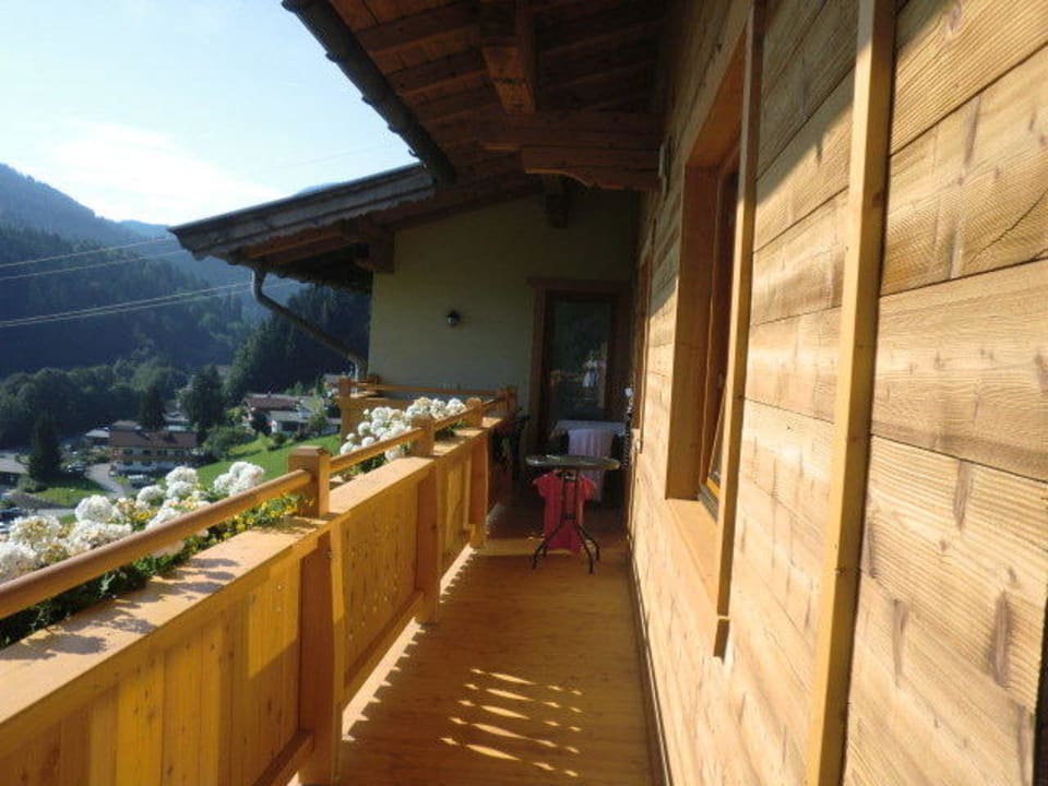 Terrasse links Bauernhof Schnablhof