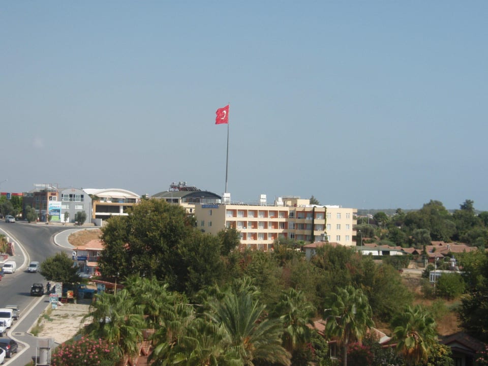 Ausblick vom Balkon in Richtung Side Stadt Hotel Side Star Park