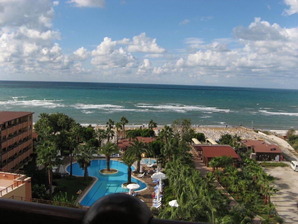 Aussicht vom Balkon Hotel Grand Side
