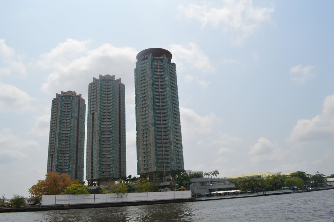 View from the river (hotel building to the right) Chatrium Hotel Riverside Bangkok