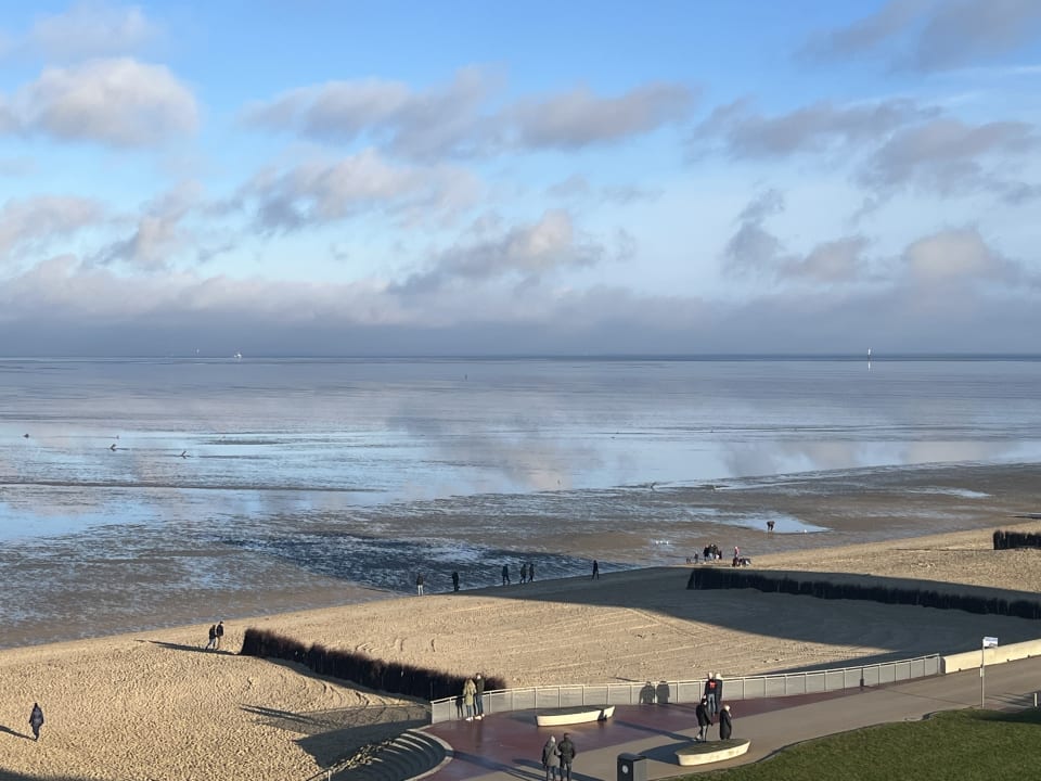 Außenansicht Strandhotel Duhnen / Aparthotel Kamp