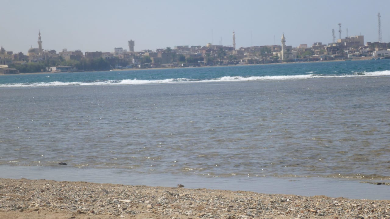 Am Hotelstrand Richtung Quseir Sea Hug Resort