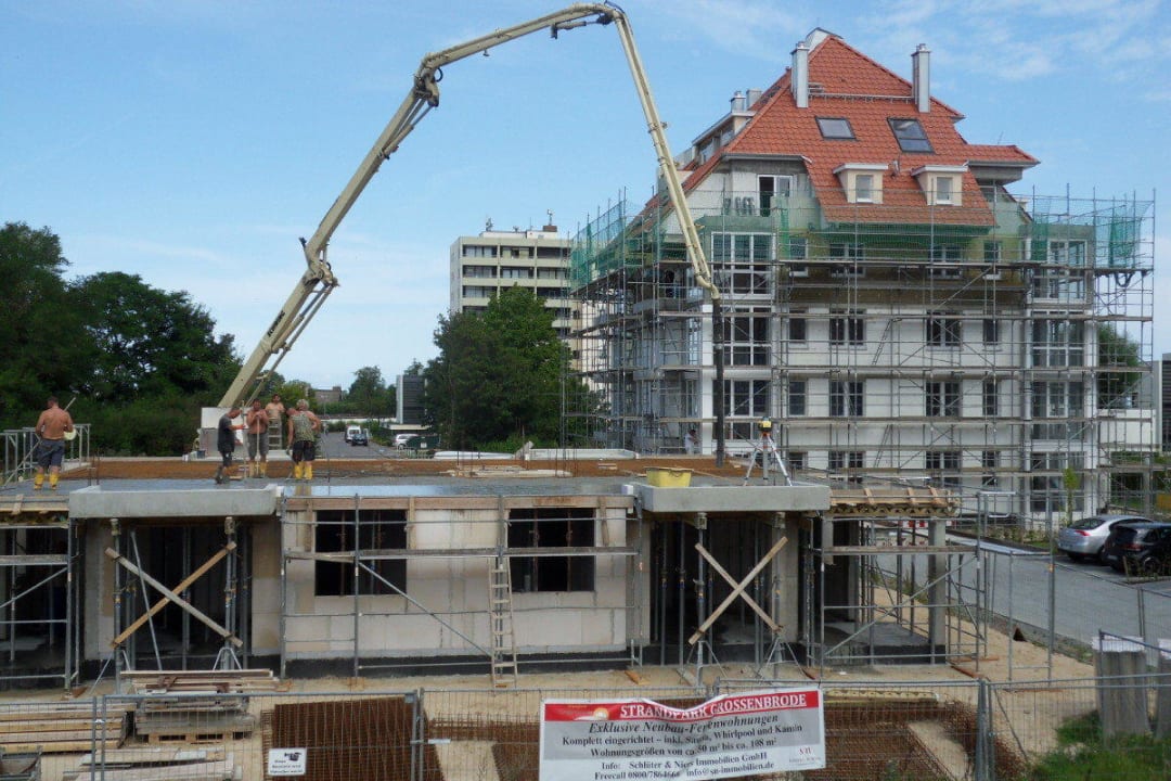 Neubau im Strandpark AUG13, ggü. Haus Möwennest Strandpark Großenbrode - Haus Meerblick