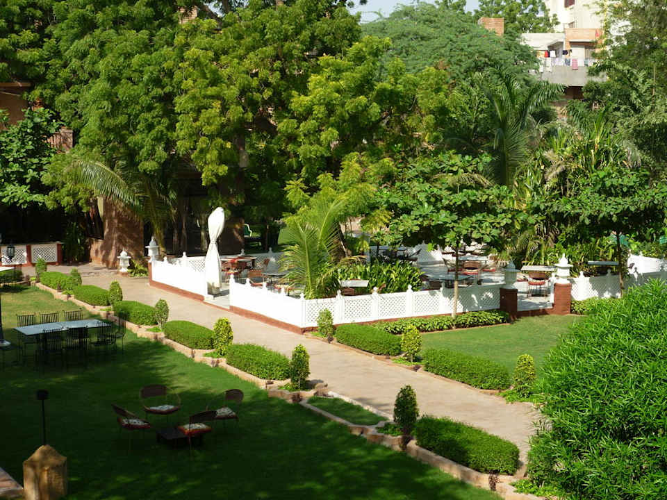 Gartenbereich Hotel Ranbanka Palace