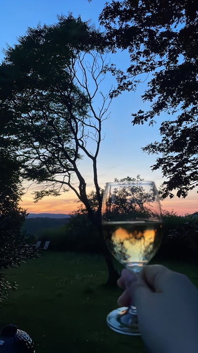Ausblick Ferienwohnung Haus Salzbornhöhe