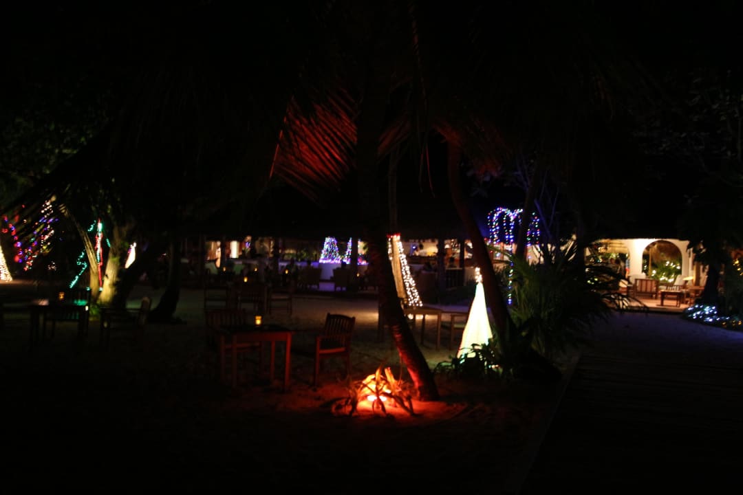 Geschmückte Insel Kuramathi Maldives