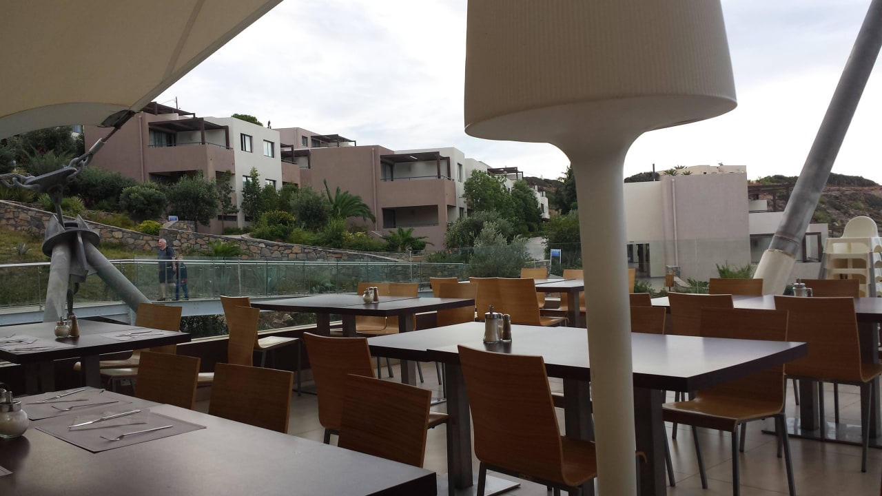 Außblick beim Essen Atlantica Mikri Poli Crete