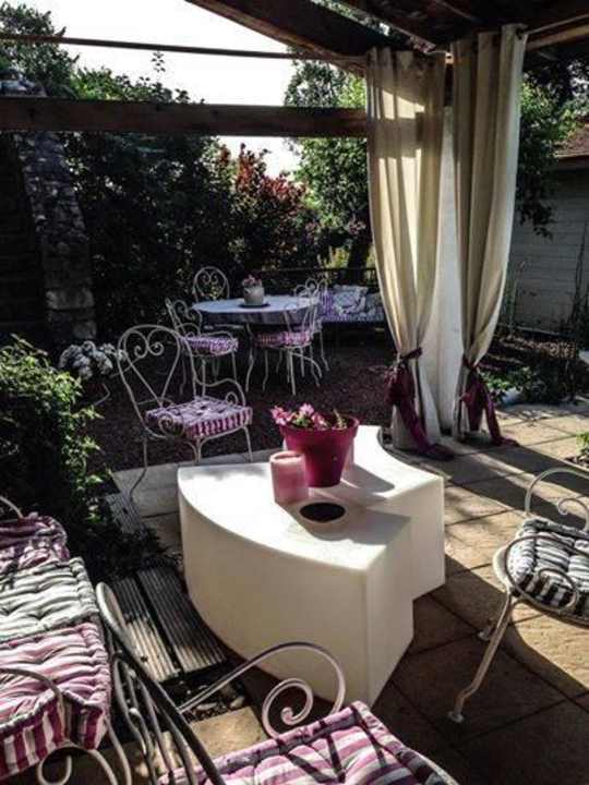 Terrasse B&B Domaine de la Vallée