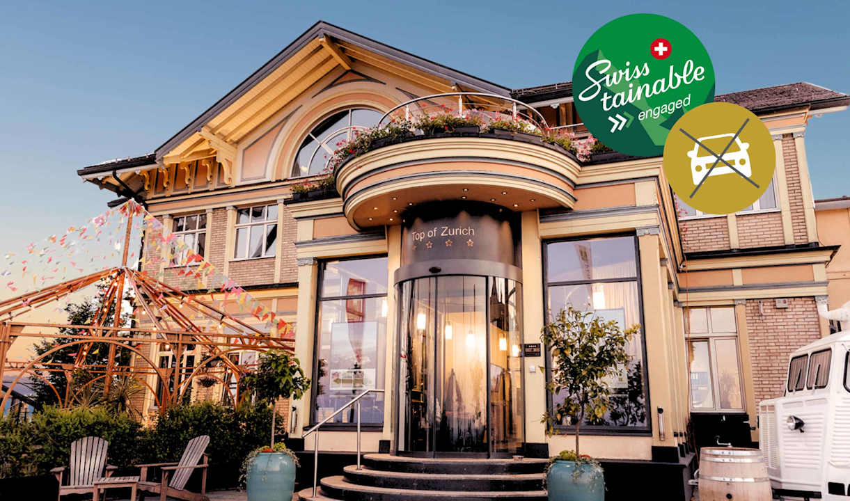 Außenansicht Hotel UTO KULM car-free hideaway in Zurich