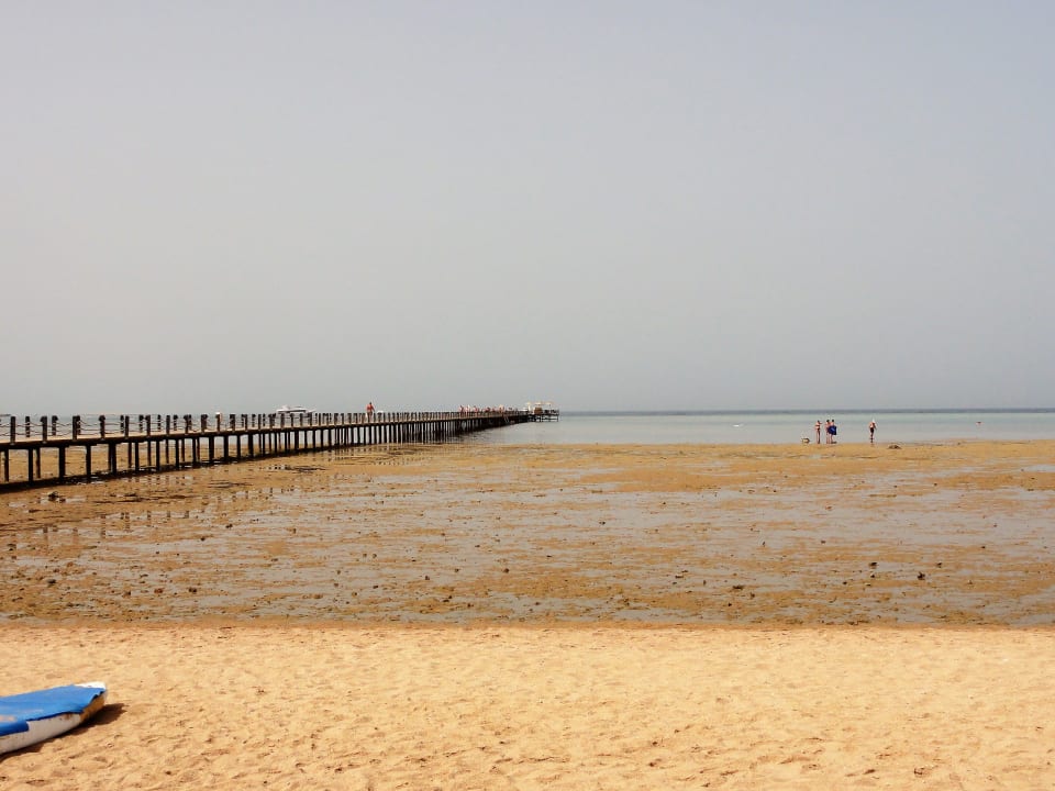 Der Steg wenn Ebbe ist Stella Beach Resort & Spa Makadi Bay