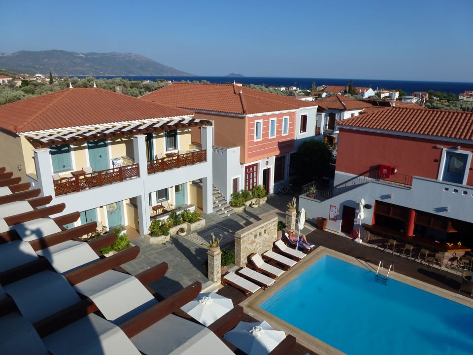 Blick vom Zimmer 305 Sirena Residence & Spa