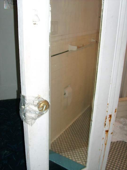 Toilettentür Hotel Carter