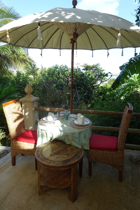 Unser Frühstücksplätzchen Villa Seewoo