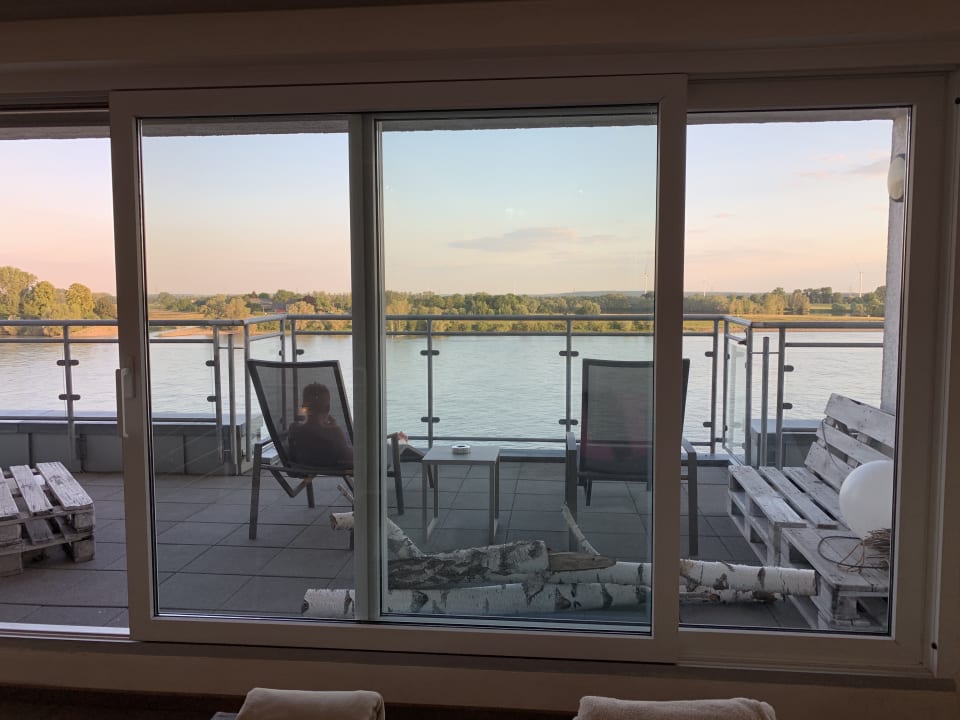 Ausblick Hotel Rheinpark Rees