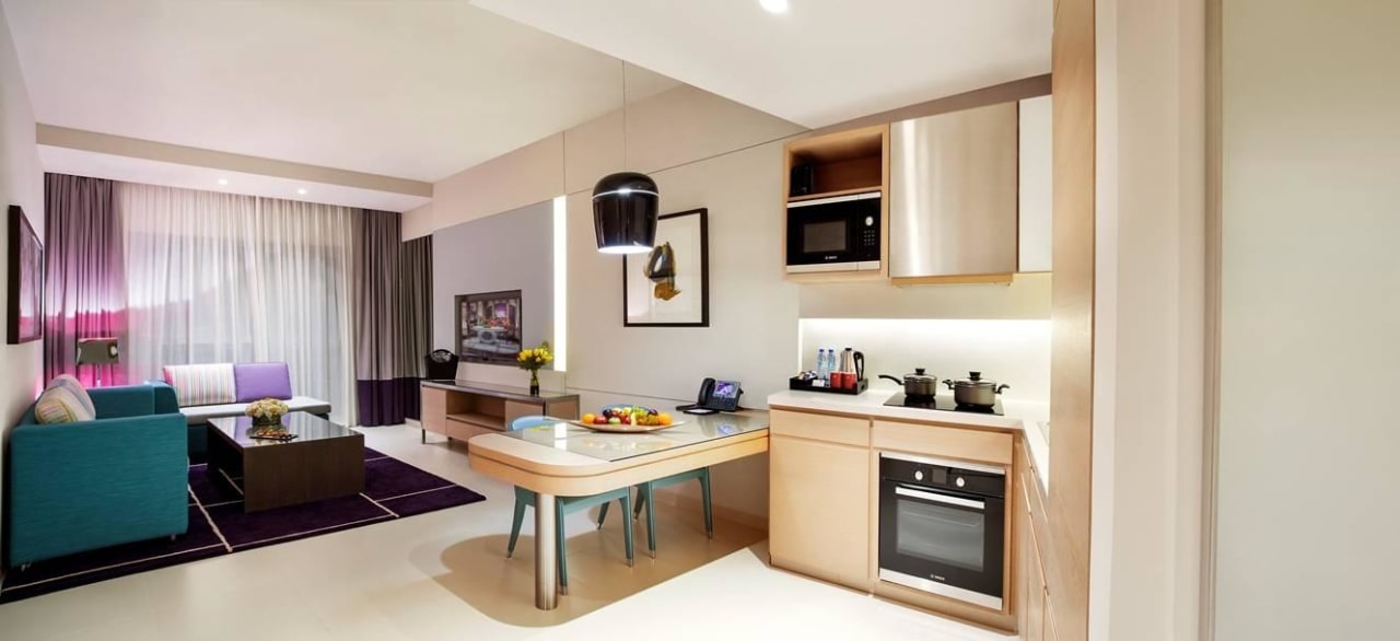 Premium two bedroom suite - Overview Capital Centre Arjaan by Rotana